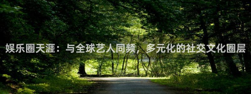 开心彩体育官网入口登录：娱乐圈天涯：与全球艺人同频，多元化的社交文化圈层